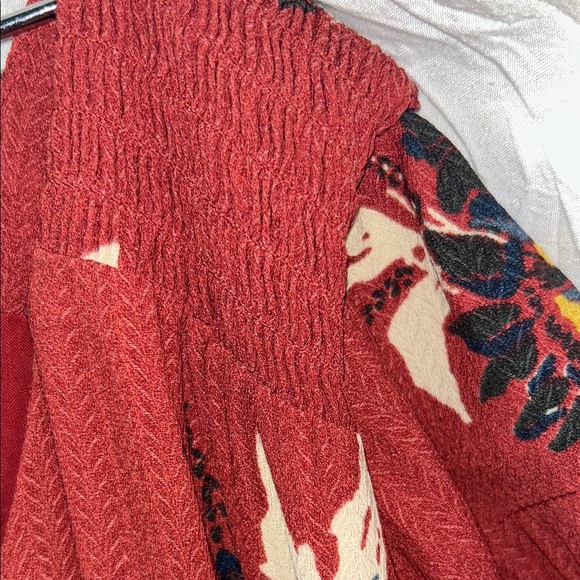 Free People “ All I got “ Rust Floral Maxi Dress size 10 worn once. - Picture 6 of 11